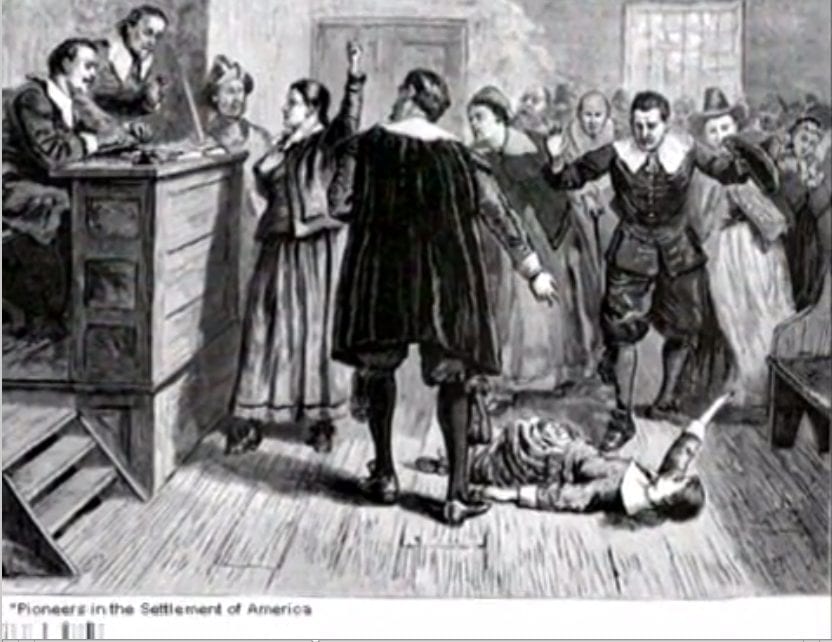 How were people accused of witchcraft in the Salem Witch Trials