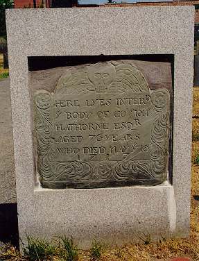 Charter Street Cemetery Salem MA Witch Trial Historical Locations