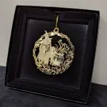 SWM gold ornament