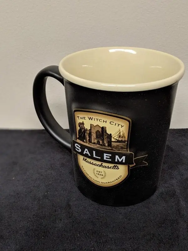 large mug with emblem