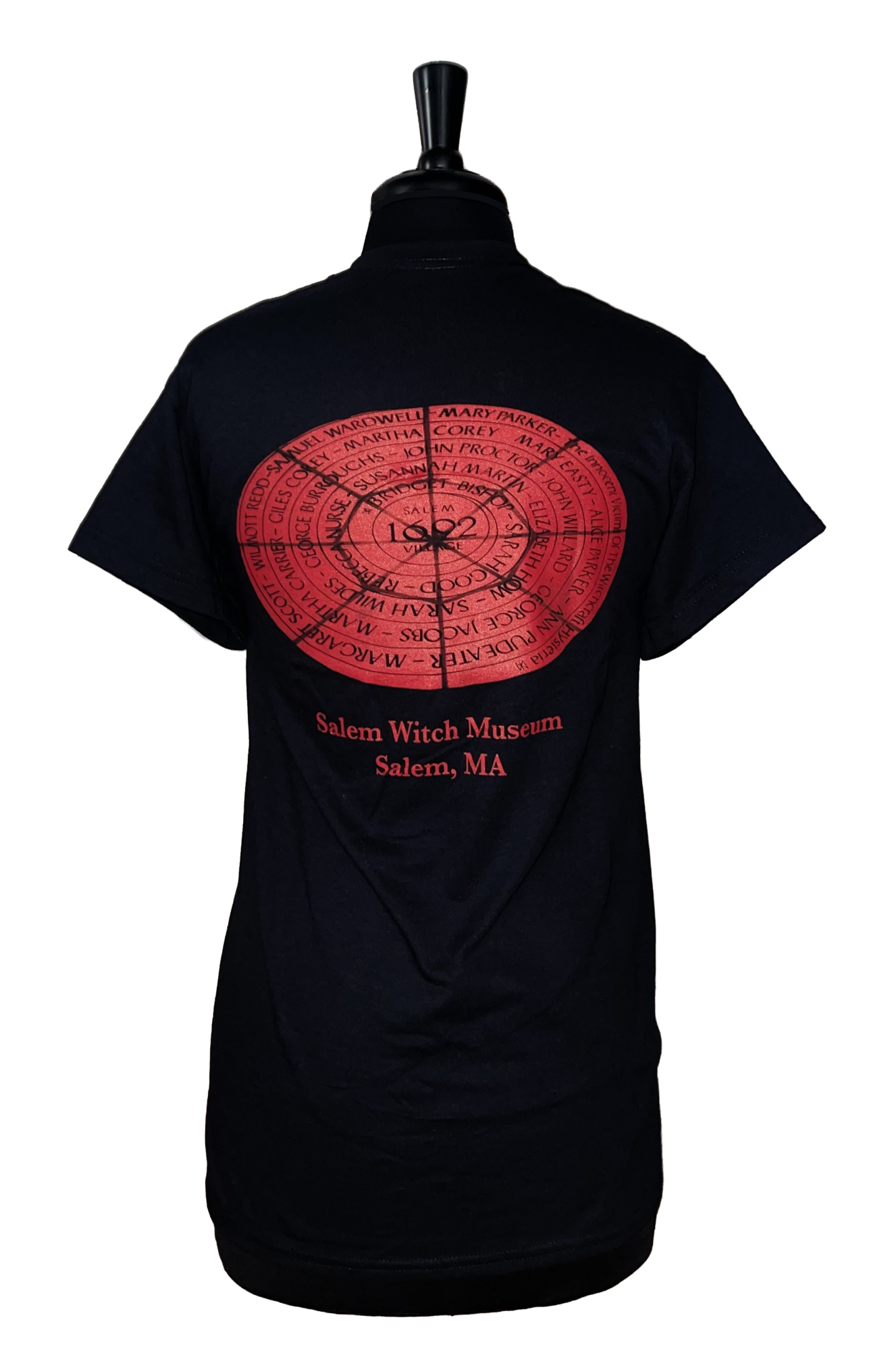 Red Circle T-Shirt - Salem Witch Museum
