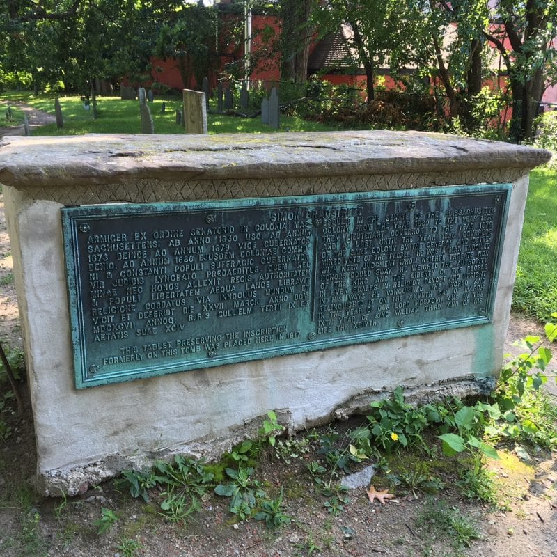 Charter Street Cemetery Salem MA Witch Trial Historical Locations