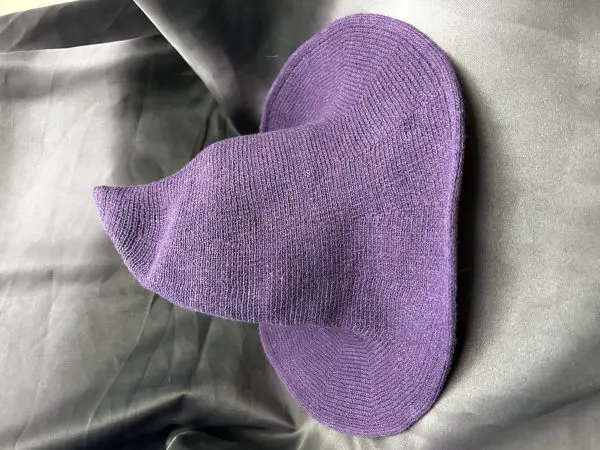 Purple Knit Witch Hat