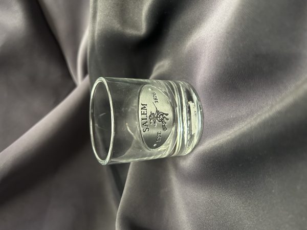 salem medallion shot glass