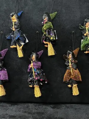 all styles mini flying kitchen witches