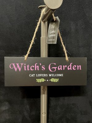 Witch's Garden Sign